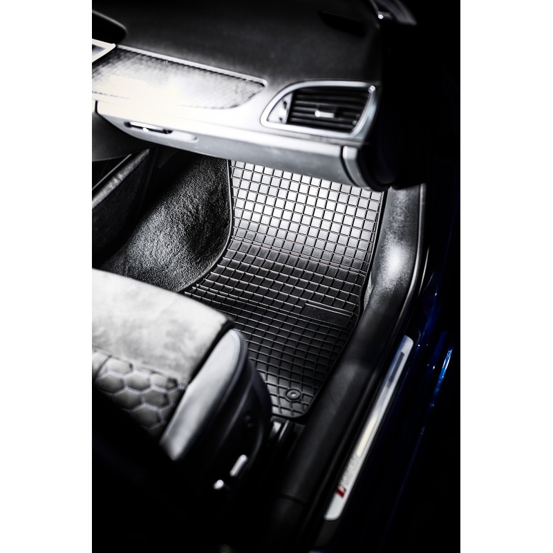 AUTOELEGANCETUNING - AUTOELEGANCETUNING - Tappeti Fiat Grande Punto DAL  2005+ in forma 3D tappetini in gomma con bordo