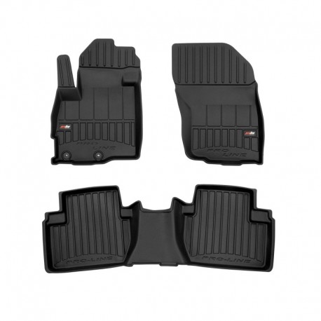 Tappetini 3D Premium tipo di gomma secchio per Mitsubishi Outlander II suv (2006 - 2012)