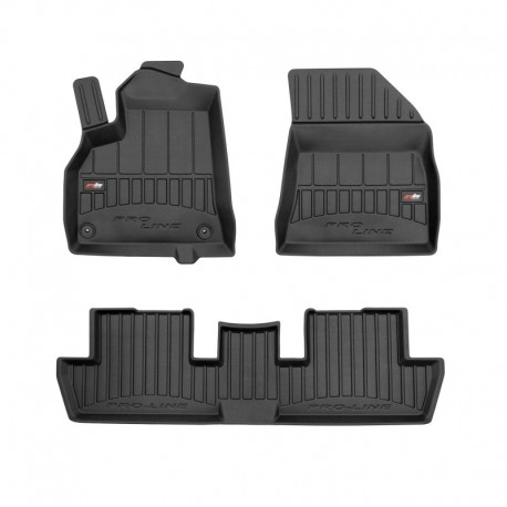 Tappetini Premium tipo secchio di gomma per Peugeot 3008 ho crossover (2009 - 2016)