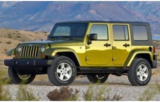 Tappetini Jeep Wrangler 5 porte (2007 - 2017) logo Hybrid